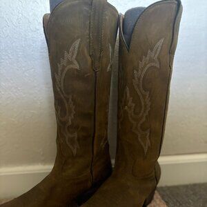 Freebird Woodland Suede Western Boots NWOT Size 8 Olive Green